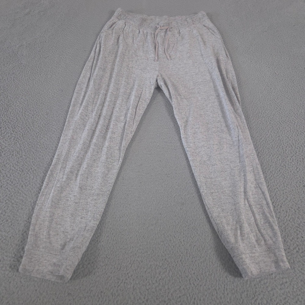 Old Navy Pants Womens L Joggers Tapered Leg Rayon Blend Soft Knit Pockets Lounge